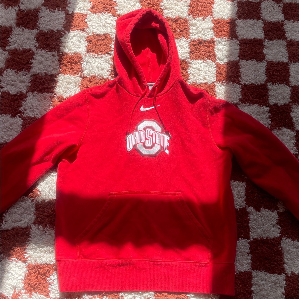 Red Ohio State Nike Hoodie
